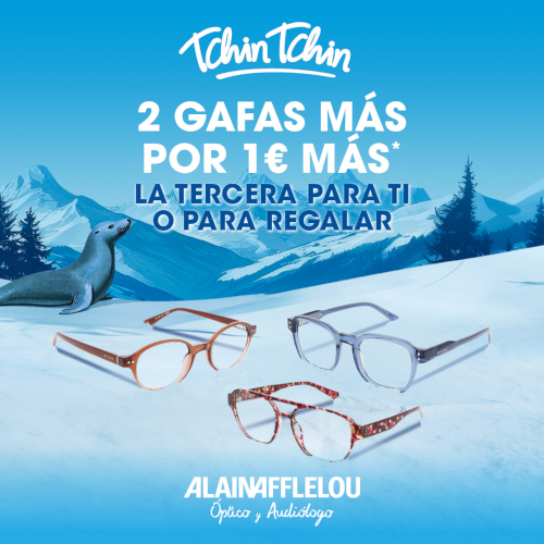 Oferta 2 GAFAS MÁS POR 1€ MAS