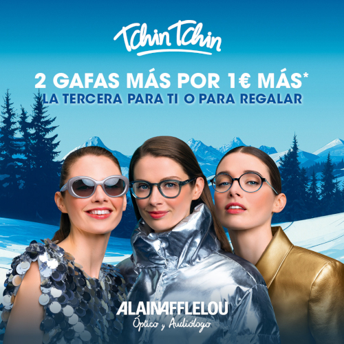 Oferta 2 GAFAS MÁS POR 1€ MÁS